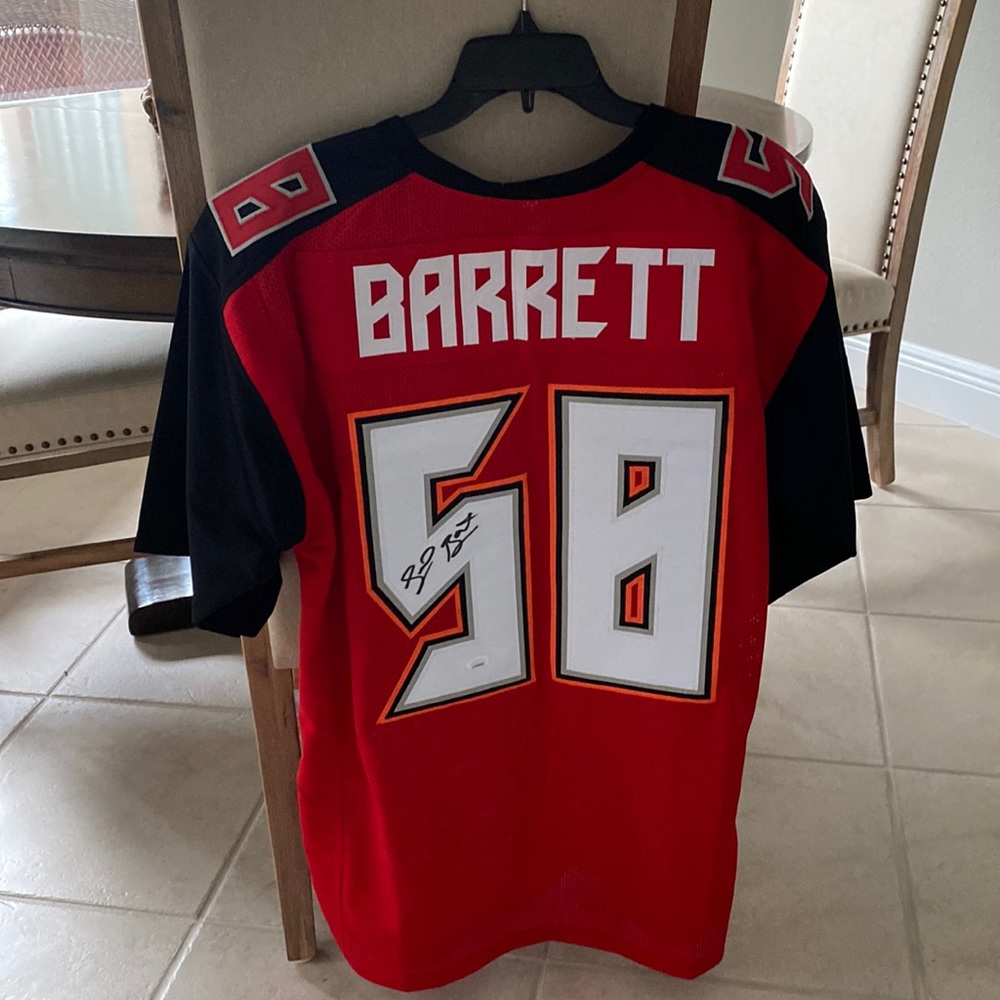 Signed Shaquil Barrett Tampa Bay jersey